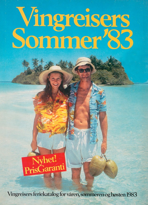 Slik skulle man altså se ut på ferie i 1983.