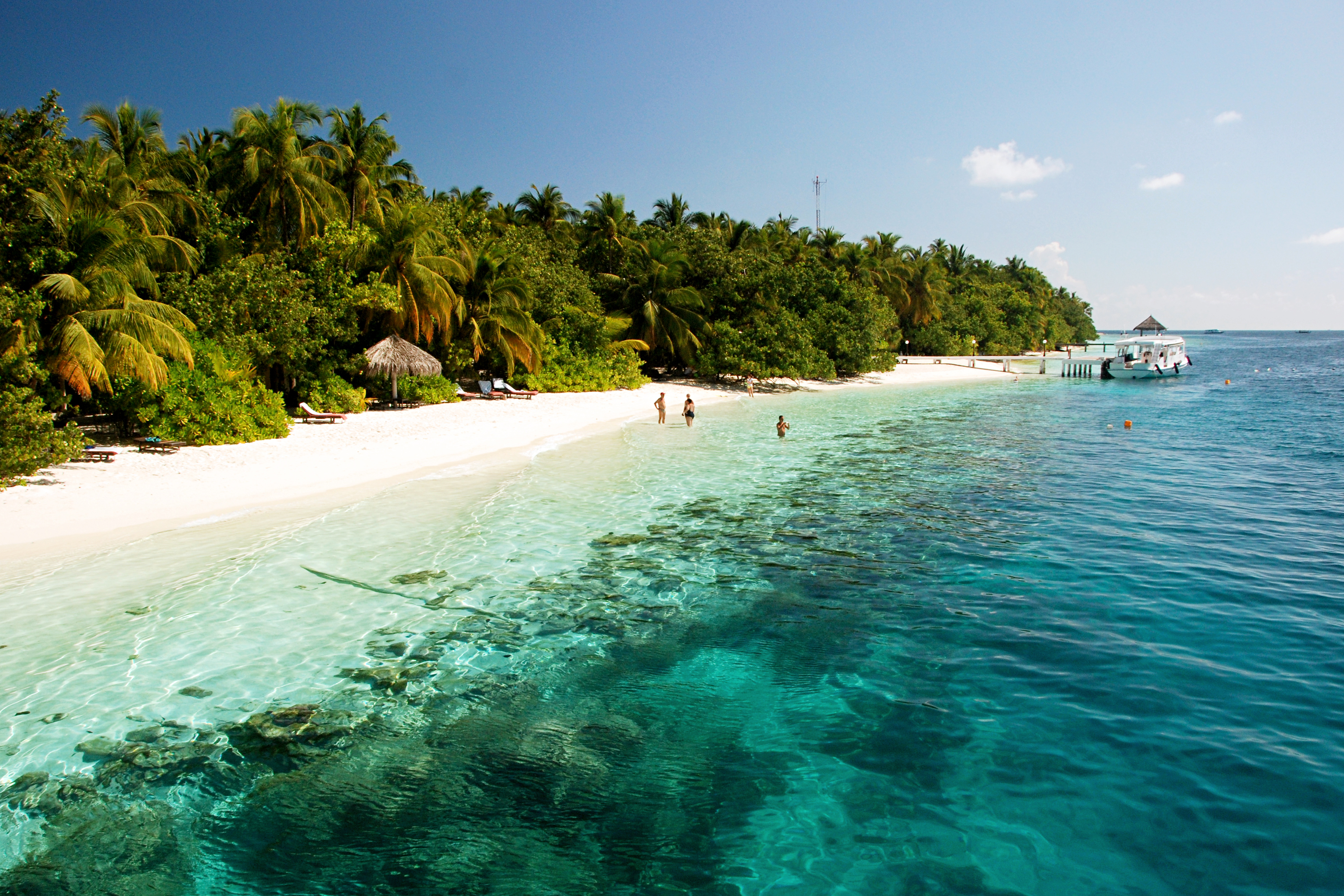 Bildetekst: Maldivene var blant de mest populære eksotiske reisemålene blant barnefamilier i fjor. 